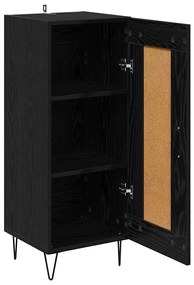 Széf Fekete tölgy 34,5 x 34 x 90 cm Műszaki fa és vas