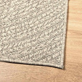 ZIZUR krém juta hatású beltéri és kültéri szőnyeg 80x150 cm