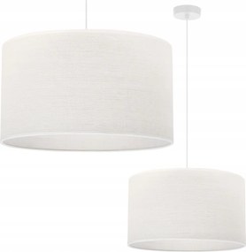 Mennyezeti Függőlámpa Nagy Lámpaernyővel Boho Fehér Juta Szimpla Az Asztal Felett