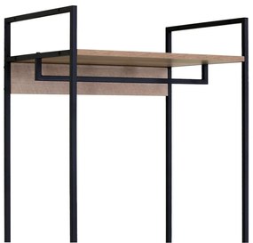 Intenso Home ruhafogas 2db nagyméretű fiókkal polcokkal 60 x 175cm modern tölgy színben | Előszobai ruhatároló cipőtartóval / nyitott gardrób