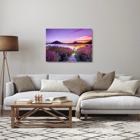 Tó képe (üvegen) (70x50 cm)