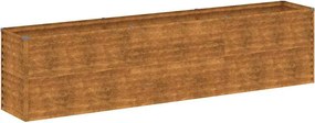 vidaXL Corten acél kerti magaságyás 291 x 50 x 69 cm