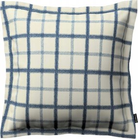 Dekoria Mona ekrü párnahuzat, kék kockás