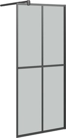 vidaXL sötét edzett üveg zuhanyfal küszöb nélküli zuhanyhoz 90x195cm