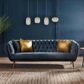 LED Csillár zsinóron VASO LED/15W/230V arany/füstös