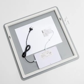 Brilagi - DIANA dimmelhető, fűtött fürdőszobai LED-tükör háttérvilágítással LED/17W/230V 60x60 cm IP44