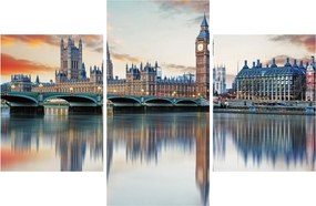 Kép - a Parlament londoni házai (90x60 cm)