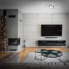 Brilo - LED Dimmelhető felületre szerelhető csillár FRAME 2xLED/20W/230V 2700-6500 + távirányító