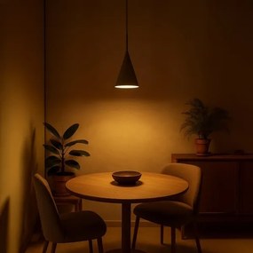 Kábelen függesztett csillár CAPITAL 1xGX53/15W/230V átmérő 17 cm barnásszürke