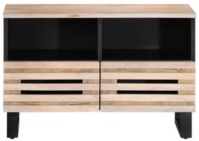 fehér tömör mangófa TV-szekrény 70 x 34 x 46 cm