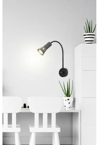 Rugalmas lámpa ARENA 1xE14/40W/230V fekete