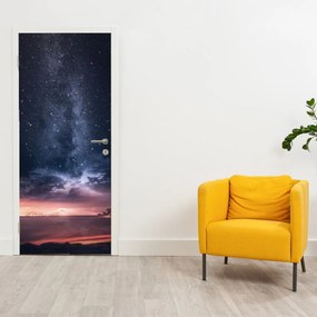 Fotótapéta ajtóra - Égbolt csillagokkal (95x205cm)