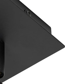 Fürdőszoba spotlámpa fekete négyzet alakú IP44 WiFi GU10-el - Ducha