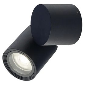 Nowodvorski TUBINGS kültéri fali lámpa, fekete, GU10 foglalattal, 1x35W, TL-8160