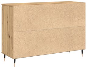 Oldalszekrény Ajtókkal és Fiókokkal, Mesteri Tölgy 101,5x35x70 cm