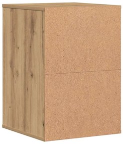vidaXL kézműves tölgy szerelt fa sarok komód 40 x 41 x 58 cm