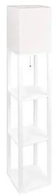 Állólámpa polcokkal 1xE27/60W/230V fehér