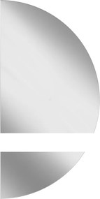 Doppio félkör alakú tükör két részből 90x180 falra szerelhető