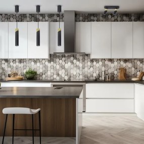 Spotlámpa NEO 2xGU10/8W/230V fekete/arany