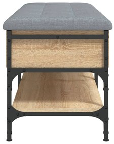 sonoma tölgy színű szerelt fa cipőpolc 102x42x45 cm