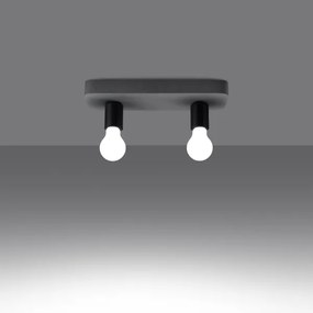 Sollux  SL.1157 - Spotlámpa TAVO 2xE27/15W/230V beton