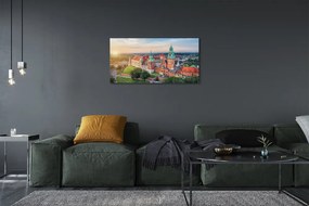 Canvas képek Krakow vár panoráma napkeltekor 100x50 cm