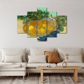 Kép - Vincent van Gogh, Still Life of  Oranges and Lemons with  Blue Gloves, reprodukciók (150x105 cm)