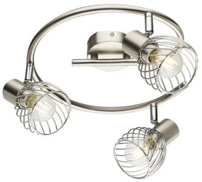 Globo 54809-3 - Spotlámpa TEXAS 3xE14/40W/230V matt króm