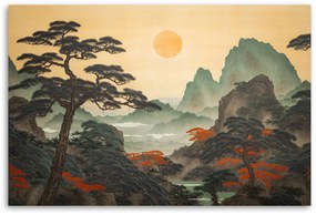 Gario Vászonkép Japán táj Méret: 120 x 80 cm