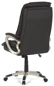 Barna Bőr Irodai Főnöki Szék, Hinta Mechanikával. KA-Y293 BR