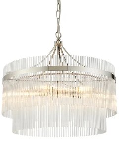 Endon 104112 - MARIETTA láncos csillár 5xE14/7W/230V fényes króm/átlátszó