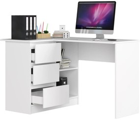 Sarok PC asztal Bodhi (fehér) (B). 1068799