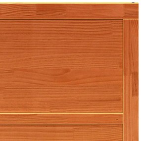 Pajtaajtó Viaszbarna 90 x 208 cm Tömör fenyőfa