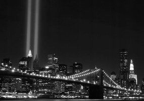 Fotótapéta Brooklyn híd New York éjszaka cz-b vinyl 208x146 +ragasztó