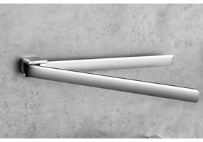 Gedy - Fali forgó törülköző tartó PIRENEI 36 cm fényezett króm