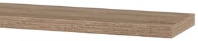 Lebegő polc 120 cm, MDF, Sonoma Tölgy Színben P-002