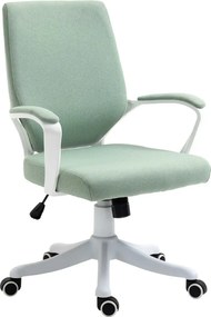 Vinsetto irodai szék, hintafunkcióval, vastagon párnázott, ergonomikus, zöld