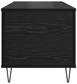 vidaXL Dohányzóasztal Musta tammi 90 x 44.5 x 45 cm Faanyag