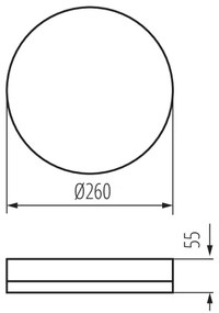 Kanlux 37292 - LED Ipari mennyezeti világítás IPER LED/26W/230V IK10 IP65 kerek fehér