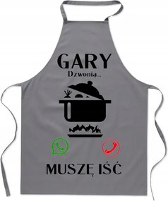 Konyhai kötény Gary Csengetnek Mennem kell Ajándék Szakácsnőnek
