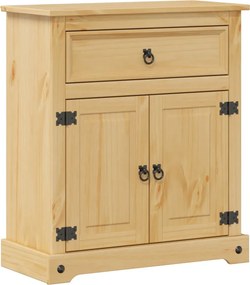 vidaXL Corona tömör fenyőfa fürdőszobaszekrény 70 x 33 x 80 cm