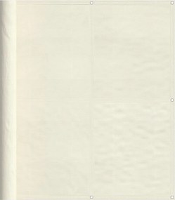 vidaXL krémszínű erkélyparaván 100% oxford poliészter 120 x 800 cm