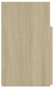 sonoma tölgy színű TV-szekrény LED lámpákkal 120x30x50 cm