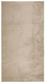 HUARTE homokszínű rövid szálú puha és mosható szőnyeg 60x110 cm