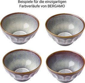 BERGAMO tálka 850ml, kék-barna