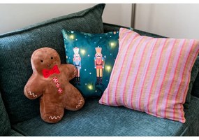 Bársony díszpárna karácsonyi mintával 28x37 cm Gingerbread – Catherine Lansfield