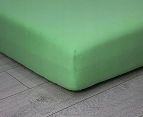 Jersey gumis lepedő exkluzív vastag Világos Zöld 180x200