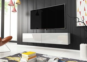 WILLA D TV-szekrény 140 cm - fehér