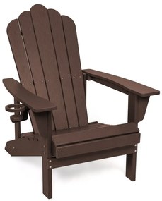 Barna műanyag kerti fotel Adirondack – Bonami Selection