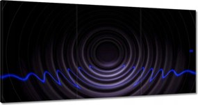 Festmények 180x90 Zenei hullámok